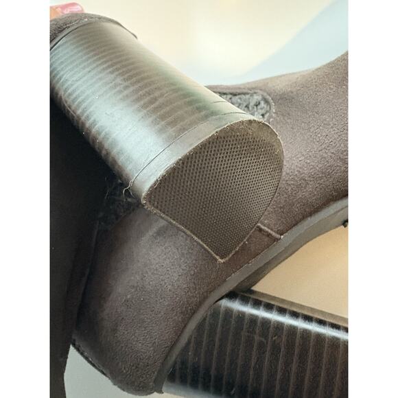 Juicy Couture Womens Bootie High Heel Ankle Boots Grey Brown Lupia Size 9.5 M - Picture 8 of 9